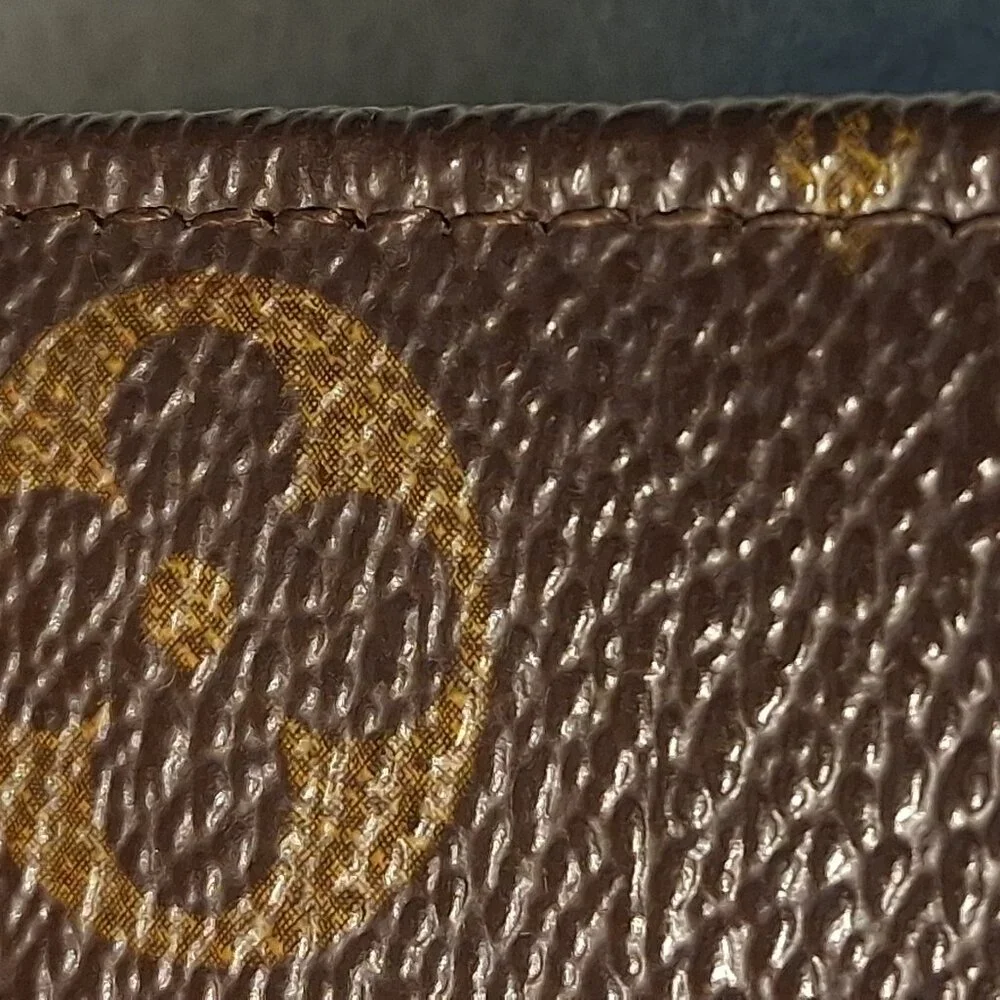 Louis Vuitton 1989 Elise Trifold Wallet Stamp 8905 AN with COA